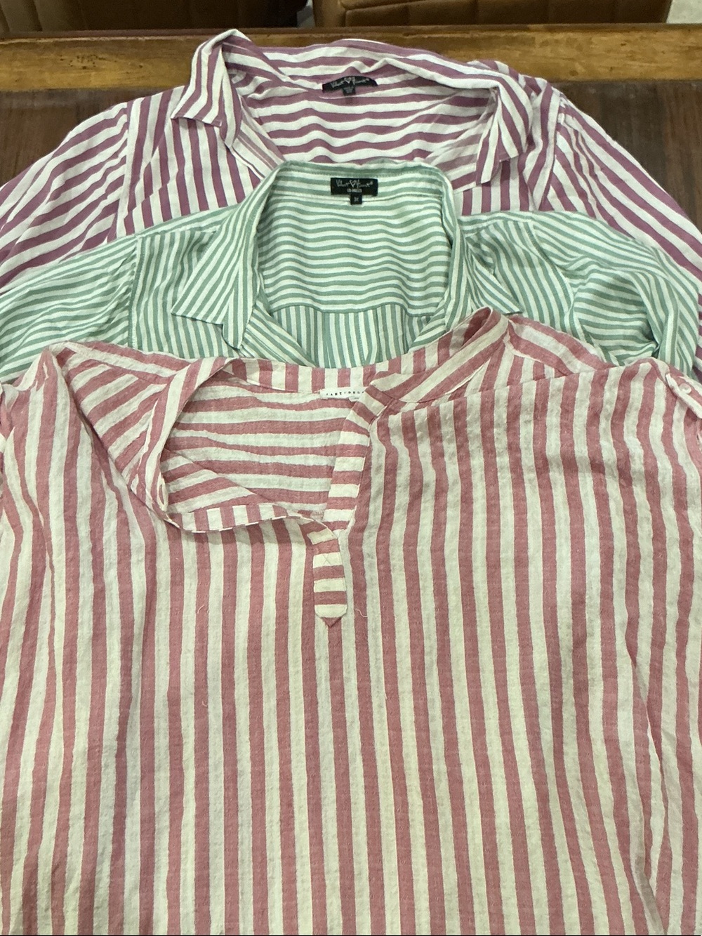 Bundle of three (3)Striped blouse - Lightweight casual